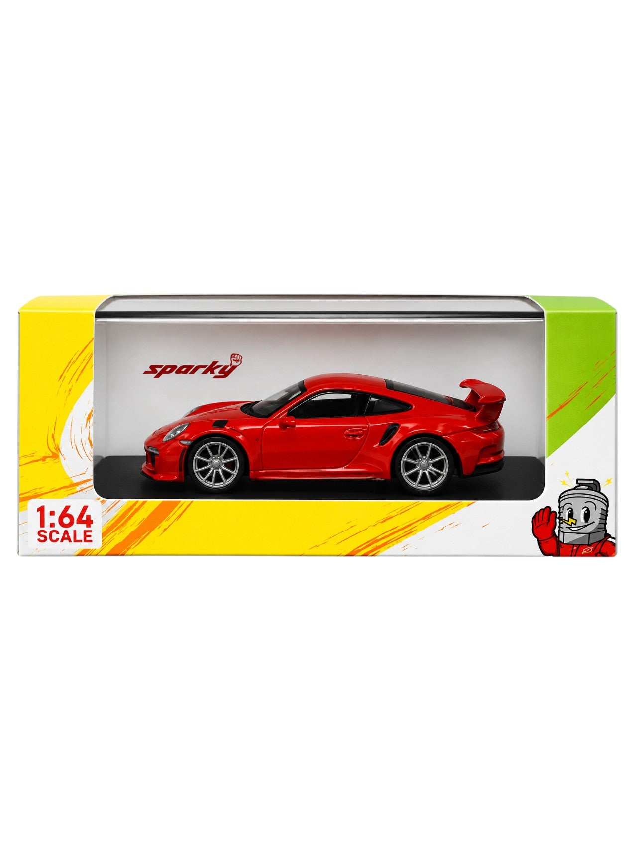 SPARK "Porsche 911 991.2 GT3 RS 2016 Lava Orange 1:64 Scale