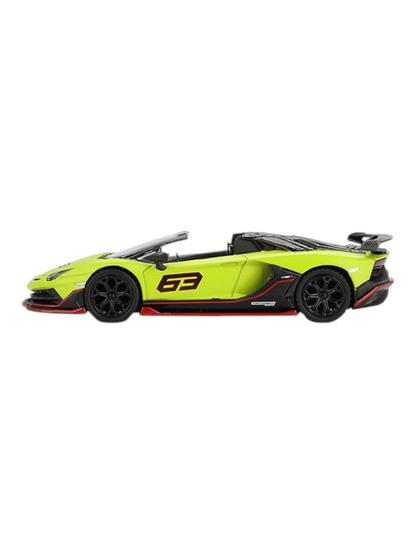 Mini GT Lamborghini Aventador SVJ 63 Roadster 1:64 Scale