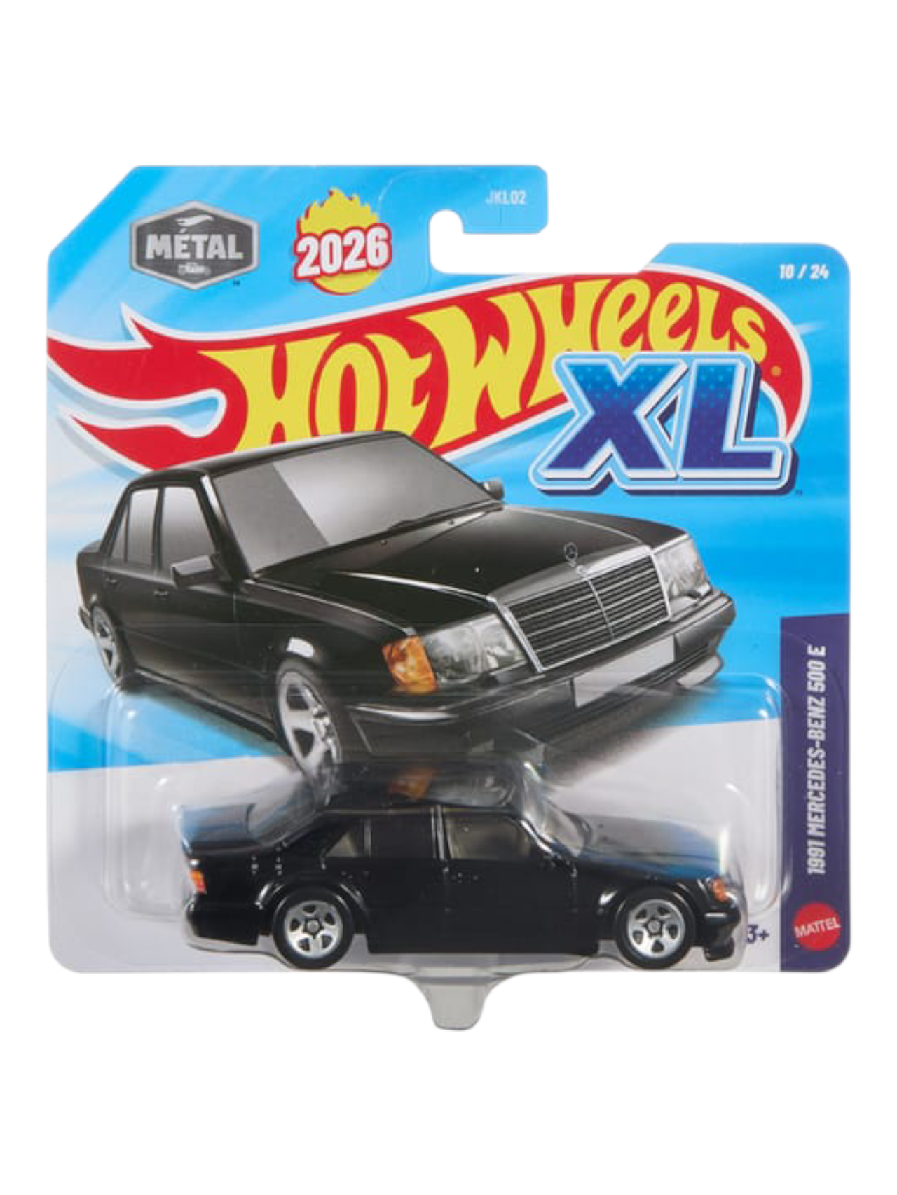 HotWheels XL 1991 Mercedes-Benz 500 E Imported Mainline 1:43 Scale