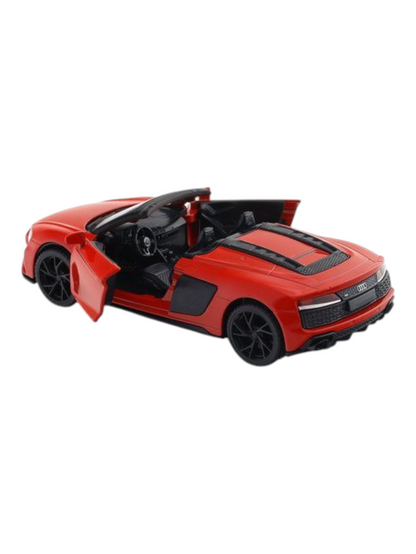 CCA Audi R8 Spyder 1:32 licensed pullback diecast Scale Model car