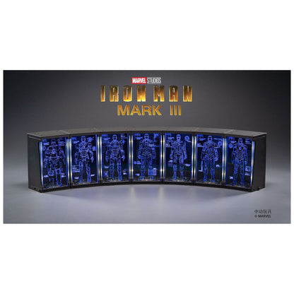 ZD Toys: Iron Man MK 1 Marvel 10th Anniversary Action Figure with the Hall of Armor - 7 Inch, Imported 1:10 Scale