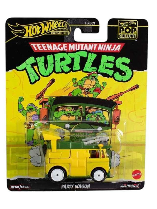 HotWheels Pre-Owned Pop Culture Teenage Mutant Ninja Turtles Party Wagon Premium 1:64 Scale