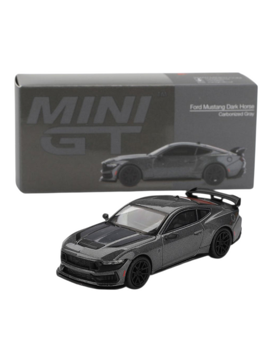 Mini GT Ford Mustang Dark Horse 2024 Carbonized Gray #957 1:64 Scale