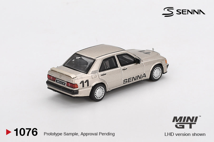 Mini GT Mercedes-Benz 190 E 2.3-16 # 11 Ayrton Senna Imported 1:64 Scale (code-1076)