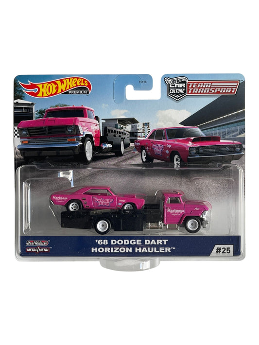 HotWheels Team Transport 68 Dodge Dart Horizon Hauler Imported 1:64 Scale