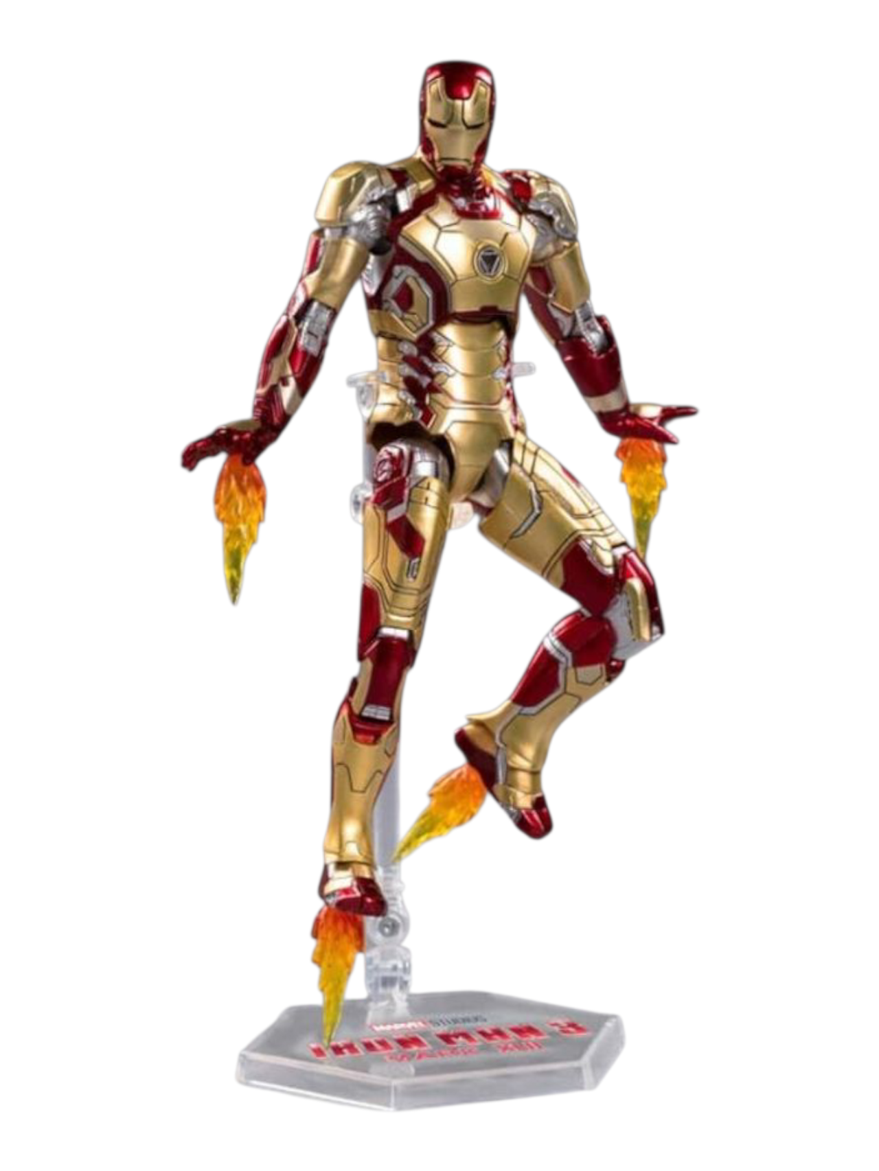 Marvel Studio ZD Toys Iron Man Mk42 With Lighting Function Action Figure 1:10 Scale collection