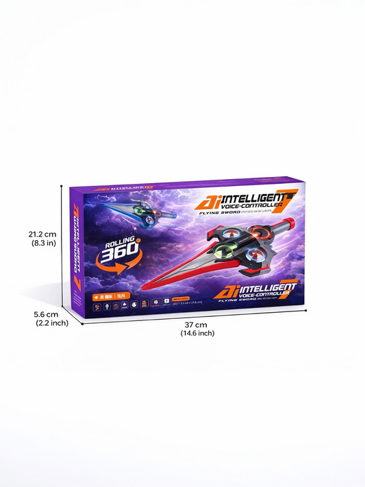 AI INTELLIGENT Voice-controlled Remote Control Flying Sword Rolling 360° Optional Version 7