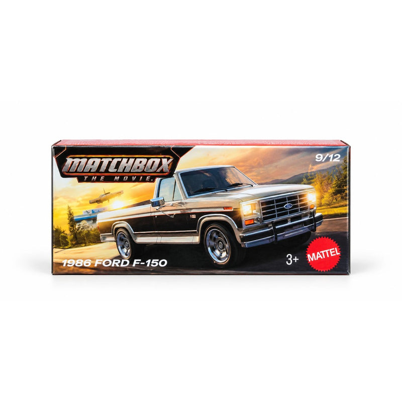 Matchbox No. 9 Imported Apple TvThe Movie 1986 Ford F-150 1:64 Diecast Model Car