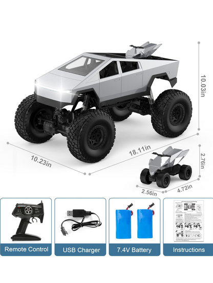 Tesla Monster Remote Control (RC) Truck 1:8 Scale