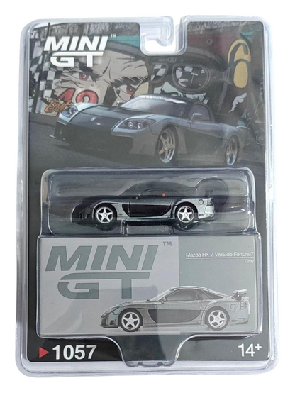 Mini GT Mazda RX-7 Veilside Fortune7 (Grey) Code-1057 1:65 Scale