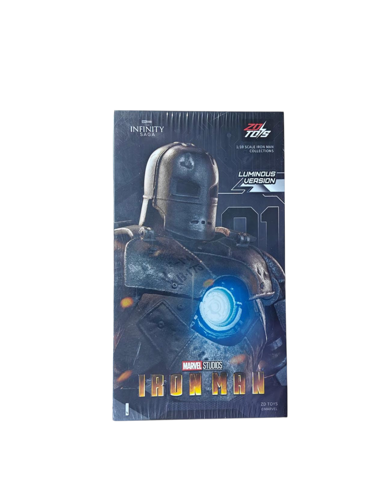 Action figure Marvel Studio Infinity Saga ZD Toys Iron Man Imported 1:10 Scale Collections