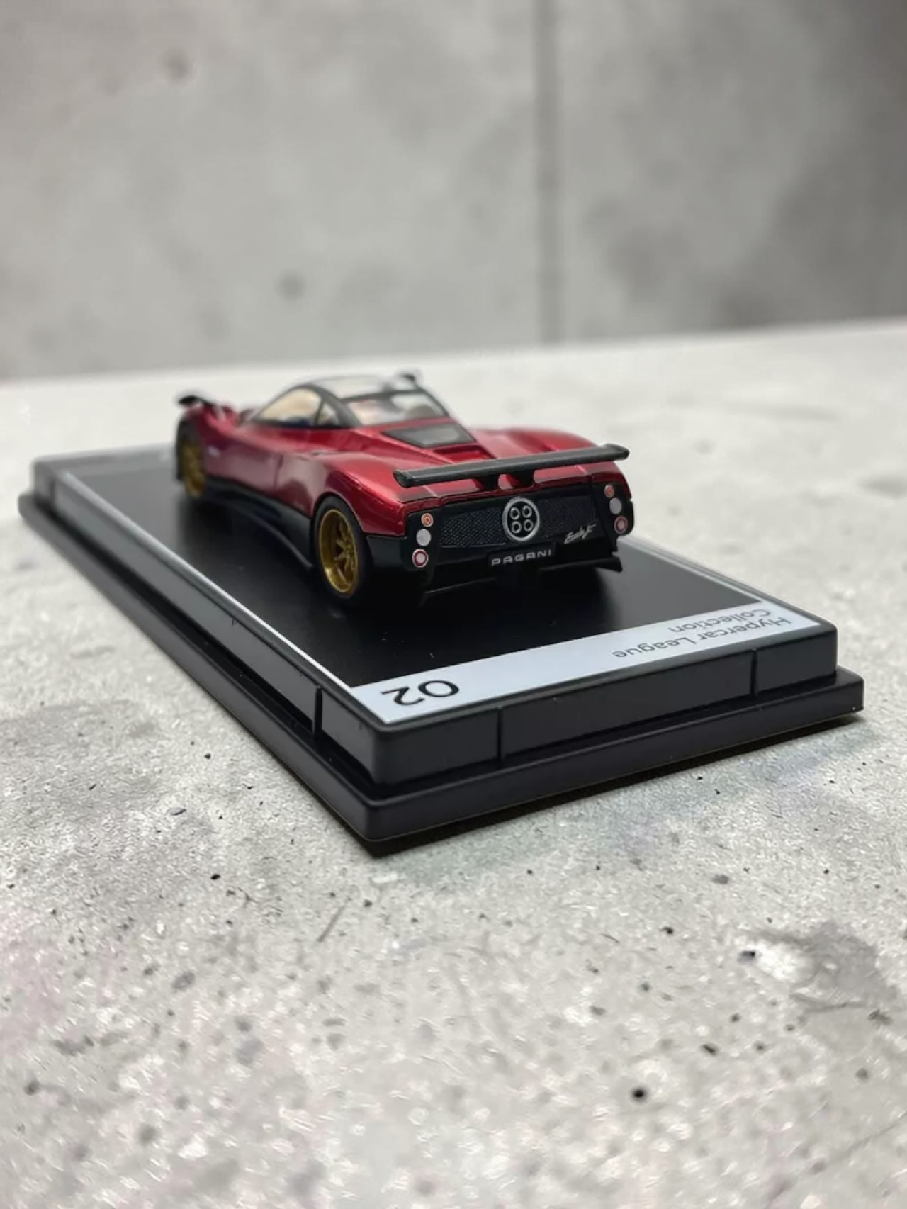 Postercars Pagani Zonda F Hypercar 1:64 Scale-Premium Diecast Collector Model