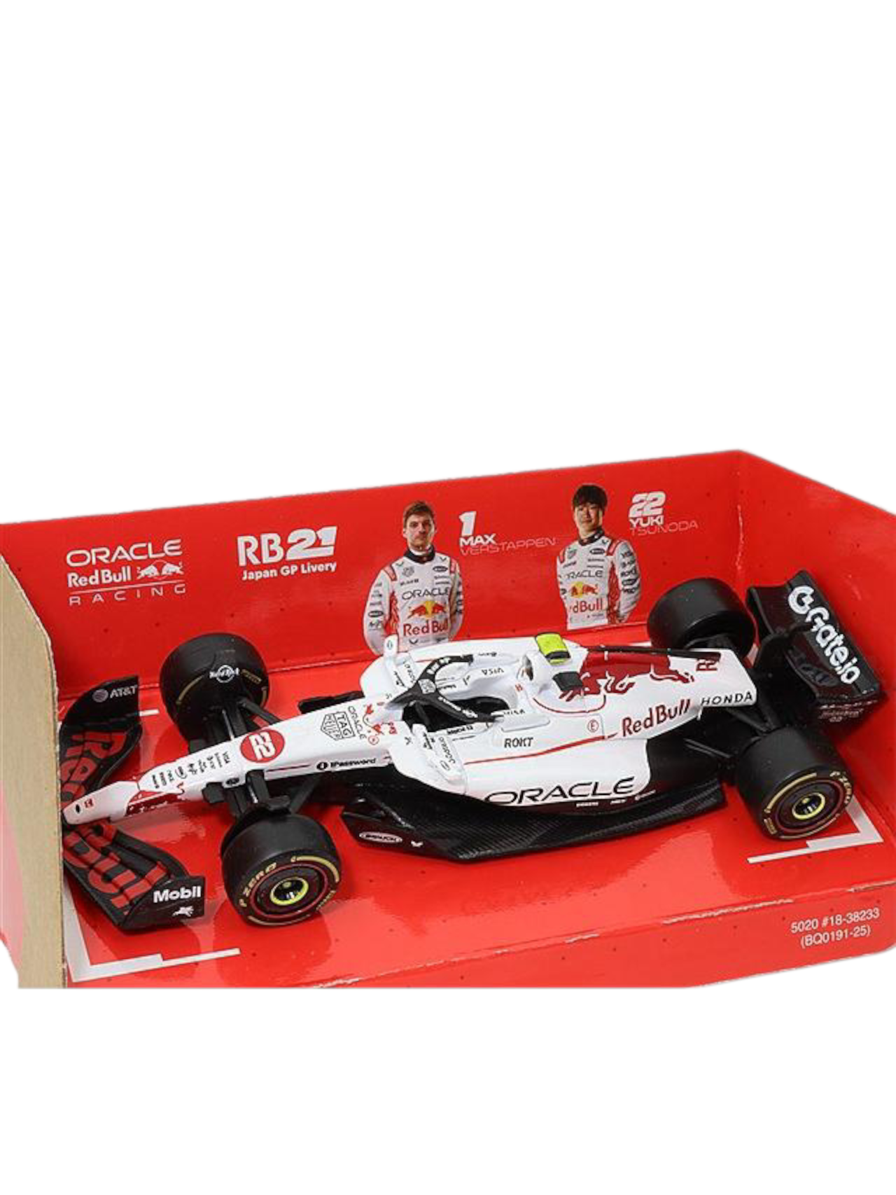 Bburago oracle red bull racing rb21 japan gp livery 22 yuki tsunoda 1:43 Scale Bburago-18-38233