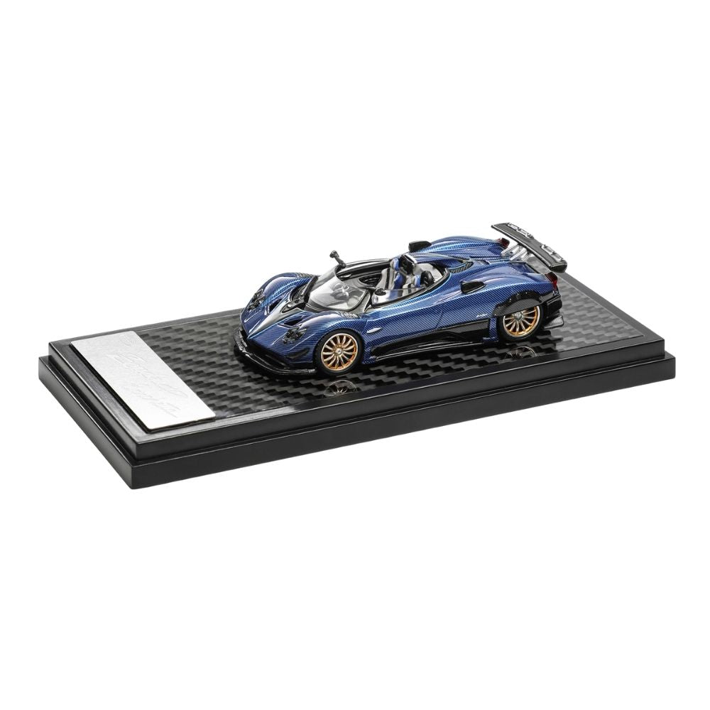 LCD Models Pagani Zonda HP Barchetta Blue Die-Cast Imported 1:64 Scale (Code-LCD64018-CBU Carbon Blue)