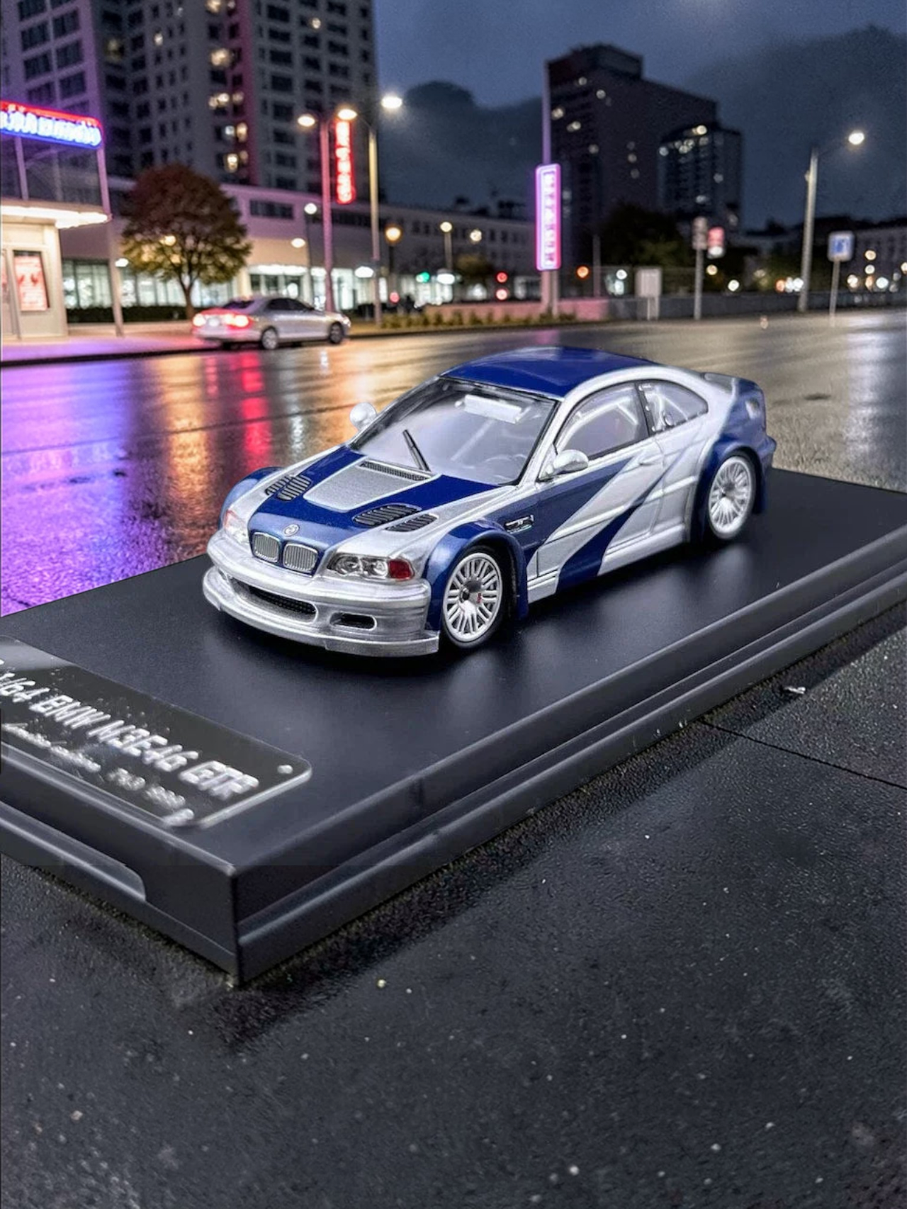 MJ MODEL BMW M3 GTR E46 1:64 Scale-lconic Japanese Sports Car Model