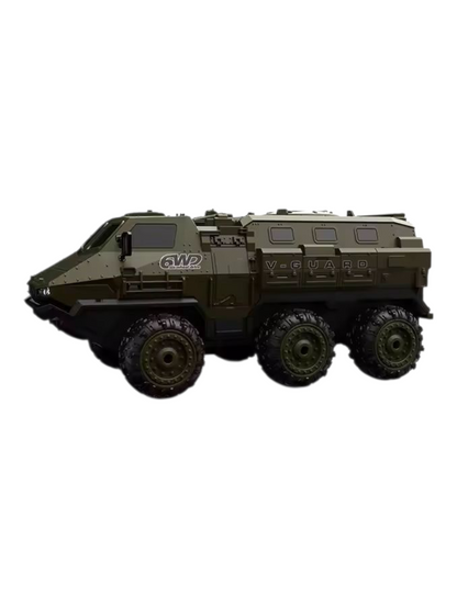 V-Guard Six-Wheel Drive Military Armored Remote Control (RC) Vehicle 1:16 Scale