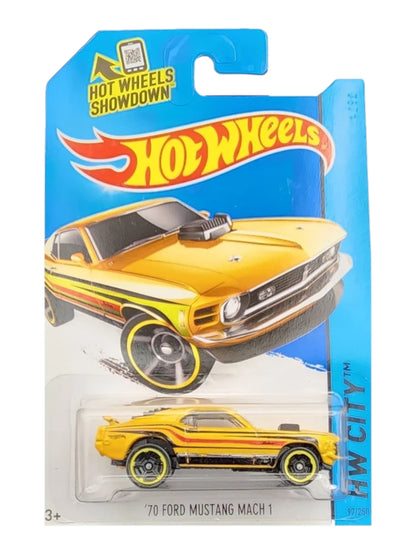 Hot Wheels 70 ford mustang mach 1 imported mainline 1/64 Scale