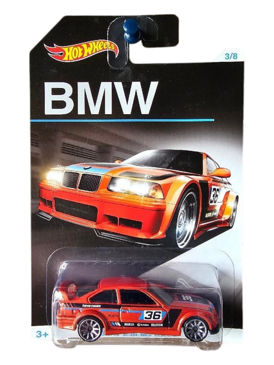 Hotwheels bmw e36 m3 race imported card art mainline 1:64 Scale