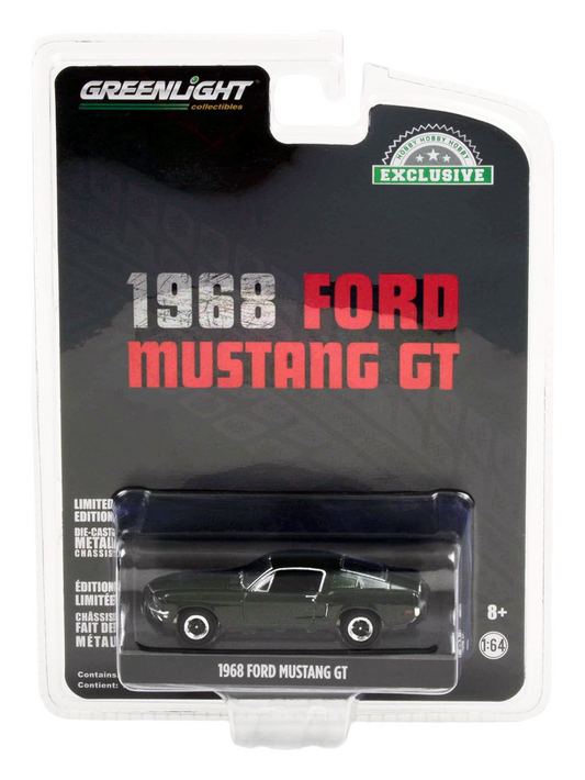 Greenlight Collectibles 1968 Ford Mustang GT Imported Premium 1:64 Scale