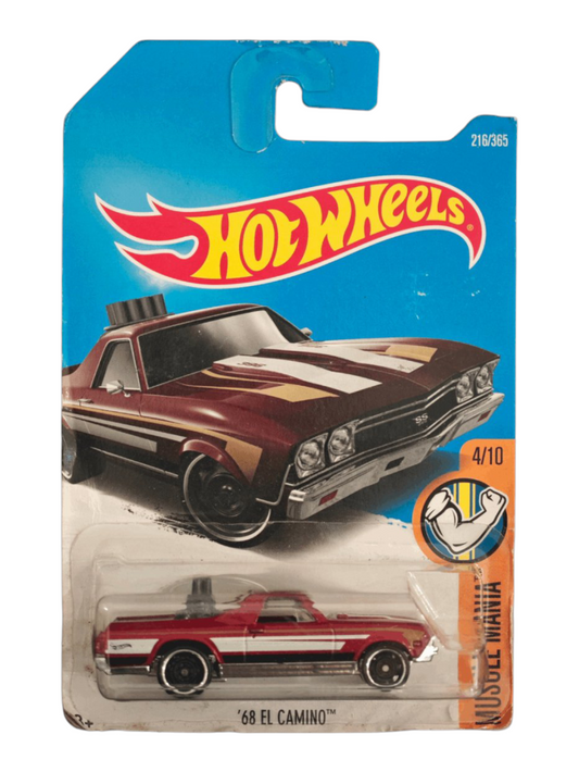 Hotwheels 68 EL Camino Imported Mainline 1:64 Scale
