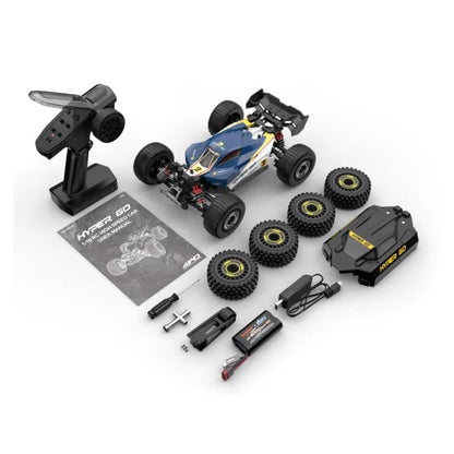 MJXRC Hyper GO 1/16 Scale 4WD Brushless RC Off-Road Truck – High Speed 45 KM/H, Powerful 4WD Remote Control Cars