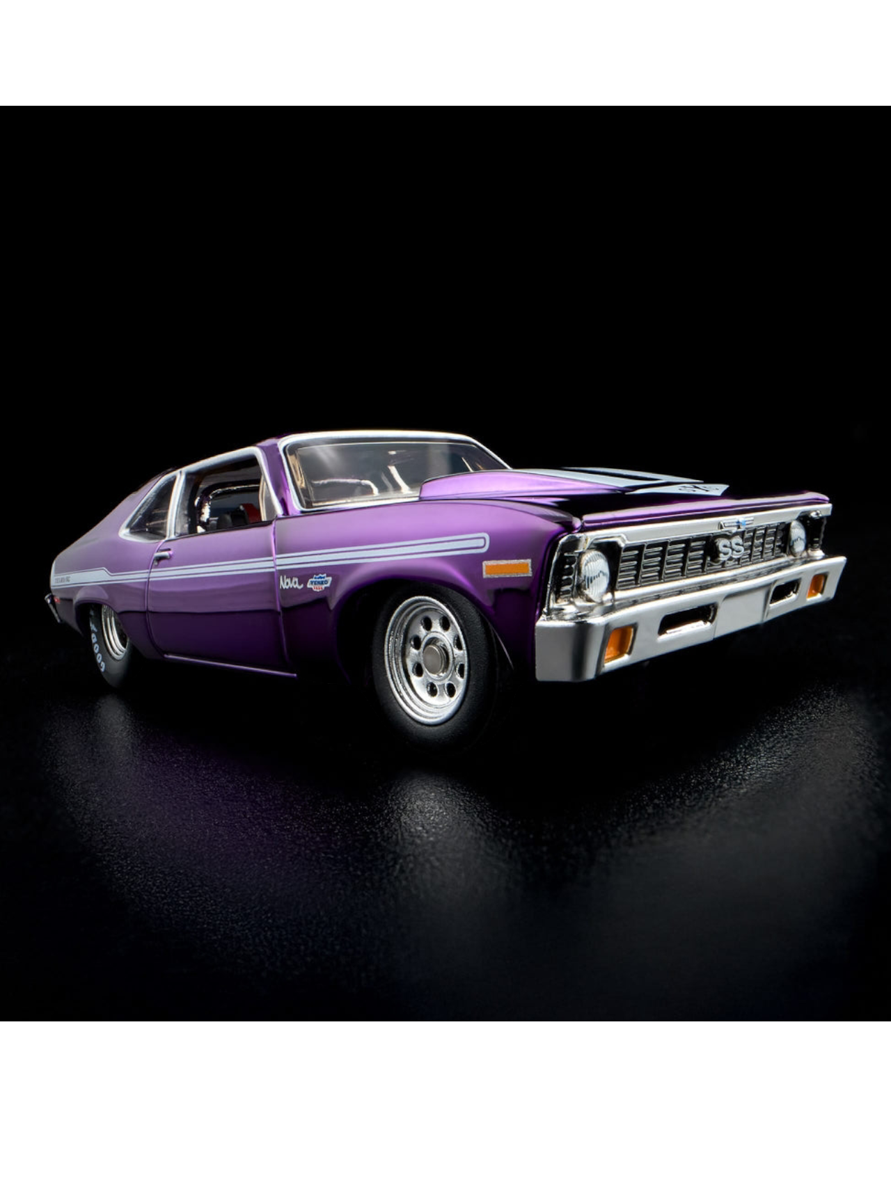 HotWheels 1972 Chevy Nova SS RLC 1:64 Scale (With Acrylic Case