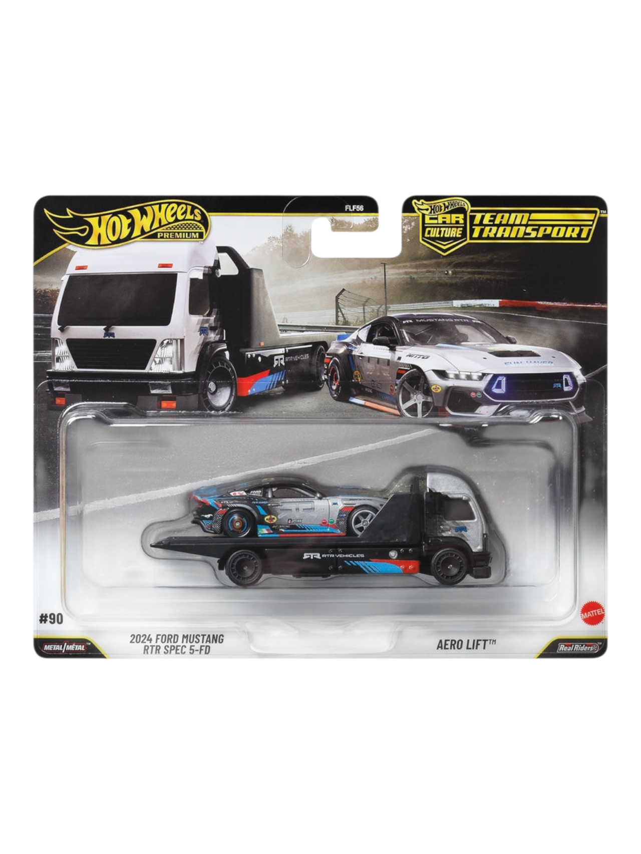HotWheels Premium Car Culture Team Transport 2024 Ford Mustang RTR Spec 5-FD Imported 1:64 Scale