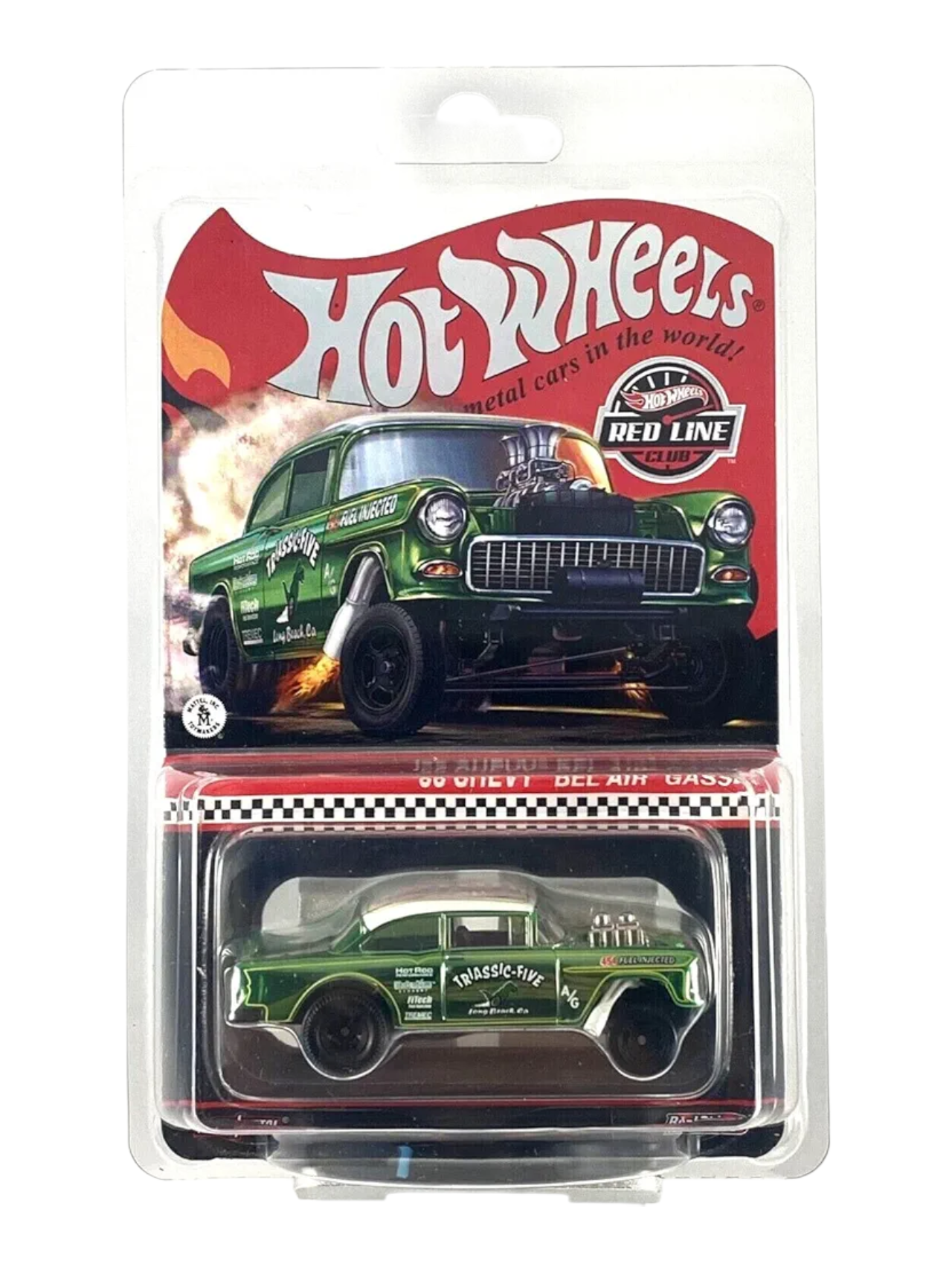 HotWheels RLC '55 Chevy Belair Gasser Imported 1:64 Scale  ( With Protector )
