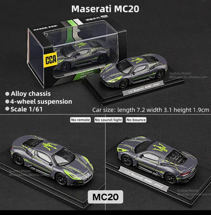 CCA Maserati mc20 1:64 Scale (with acrylic case)