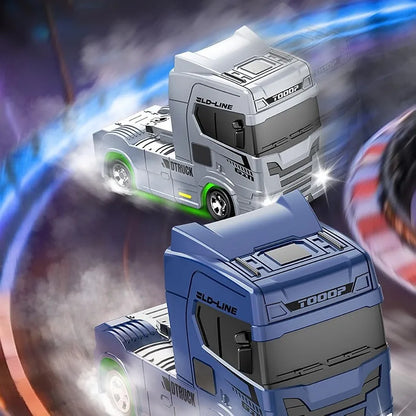Turbo Speed Trailer Specifications Colours And Contents May Vary From illustrations 2.4 GHz Full-Scale Remote Control: Equipped with a 2.4 GHz wireless remote control system, it provides a stable, lag-free control range of up to 30 meters 1:64 Scale
