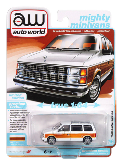 Auto World 1985 Dodge Caravan 1:64 Scale