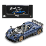LCD Models Pagani Zonda HP Barchetta Blue Die-Cast Imported 1:64 Scale (Code-LCD64018-CBU Carbon Blue)