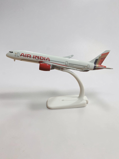 Aircraft Air India Airbus A350-900 VT - JRH Airplane Diecast Metal Display Stand With Landing Wheels 20cm Scale (No.326)