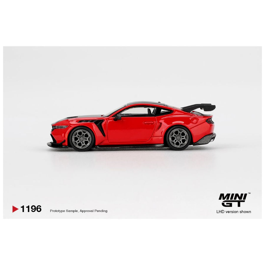 Mini GT #1196: Ford Mustang GTD Race Red 1:64 Scale Diecast Model