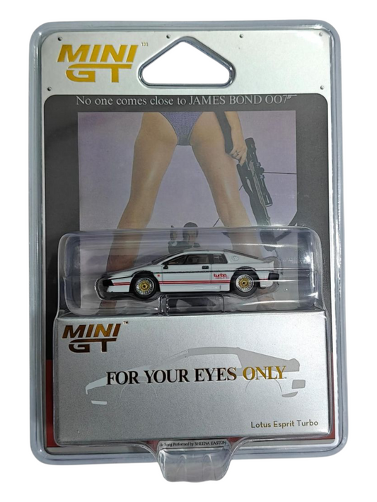 Mini GT James Bond For Your Eyes Only Lotus Esprit Turbo Code-907 1:64 Scale