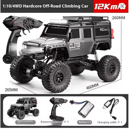 HB TOYS Racing Rally Clamber RTR Ready To Run 1:10 Scale 4WD RC Rock Crawler Off Road Car with Shock Absorbers.