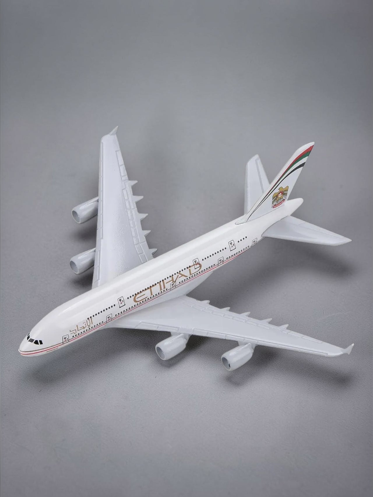 Aircraft Model Airbus ETIHAD Airlines A380 Model - 16cm  Airplane Durable Construction (Code-102A)