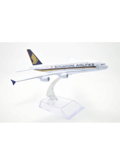 Aircraft Model Diecast Alloy Metal Singapore Airlines/Airways Airbus A380 16 cm (Code-111)