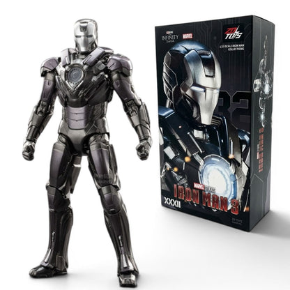 ZD Toys Marvel Studios The Infinity Saga 'Iron Man 3 XXXII 1:10 Scale Mark 32 Highly Articulated Action Figure 7'inch