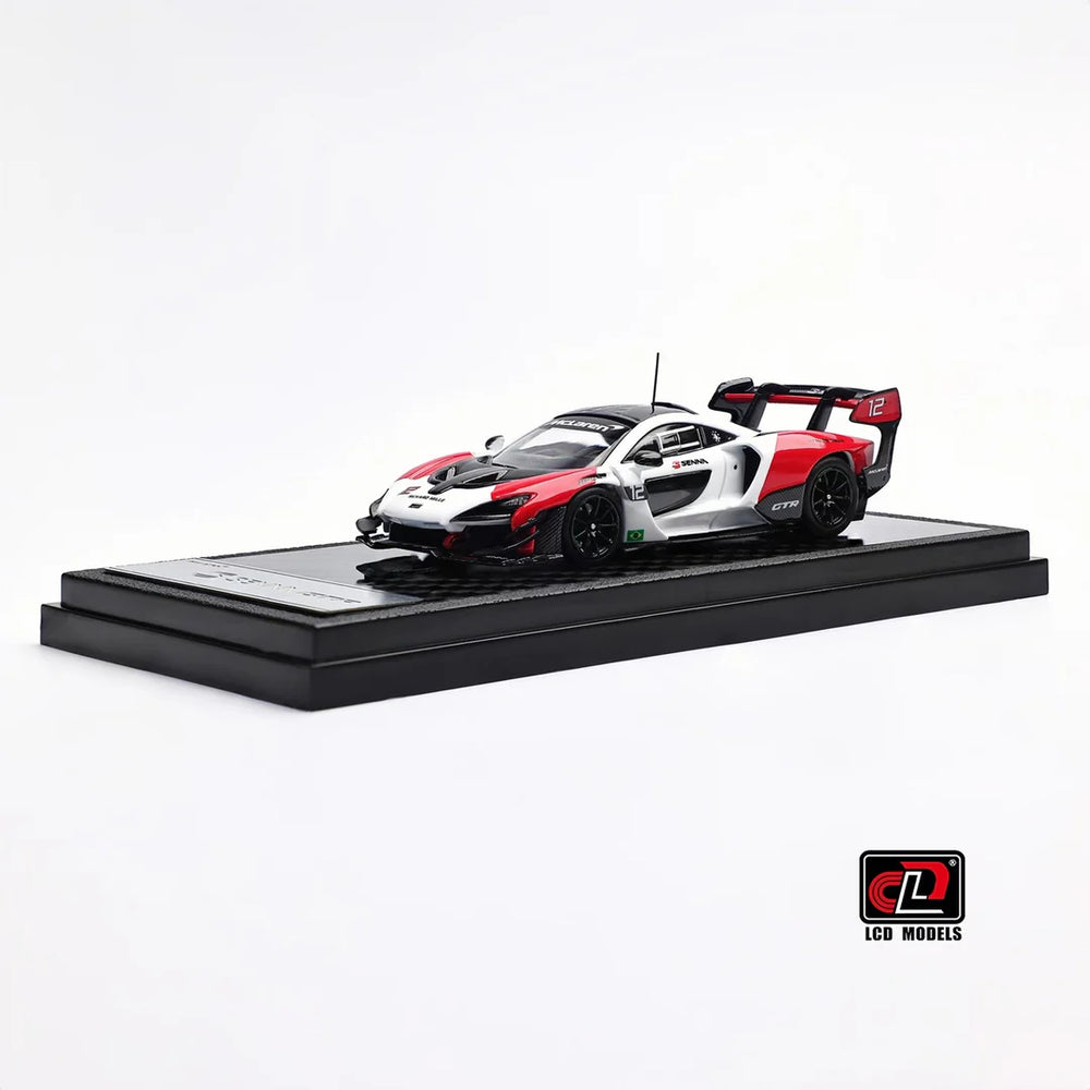 LCD Models Mclaren Senna GTR Imported 1:64 Scale die-cast Model (code-LCD64024-RW-Red/White)