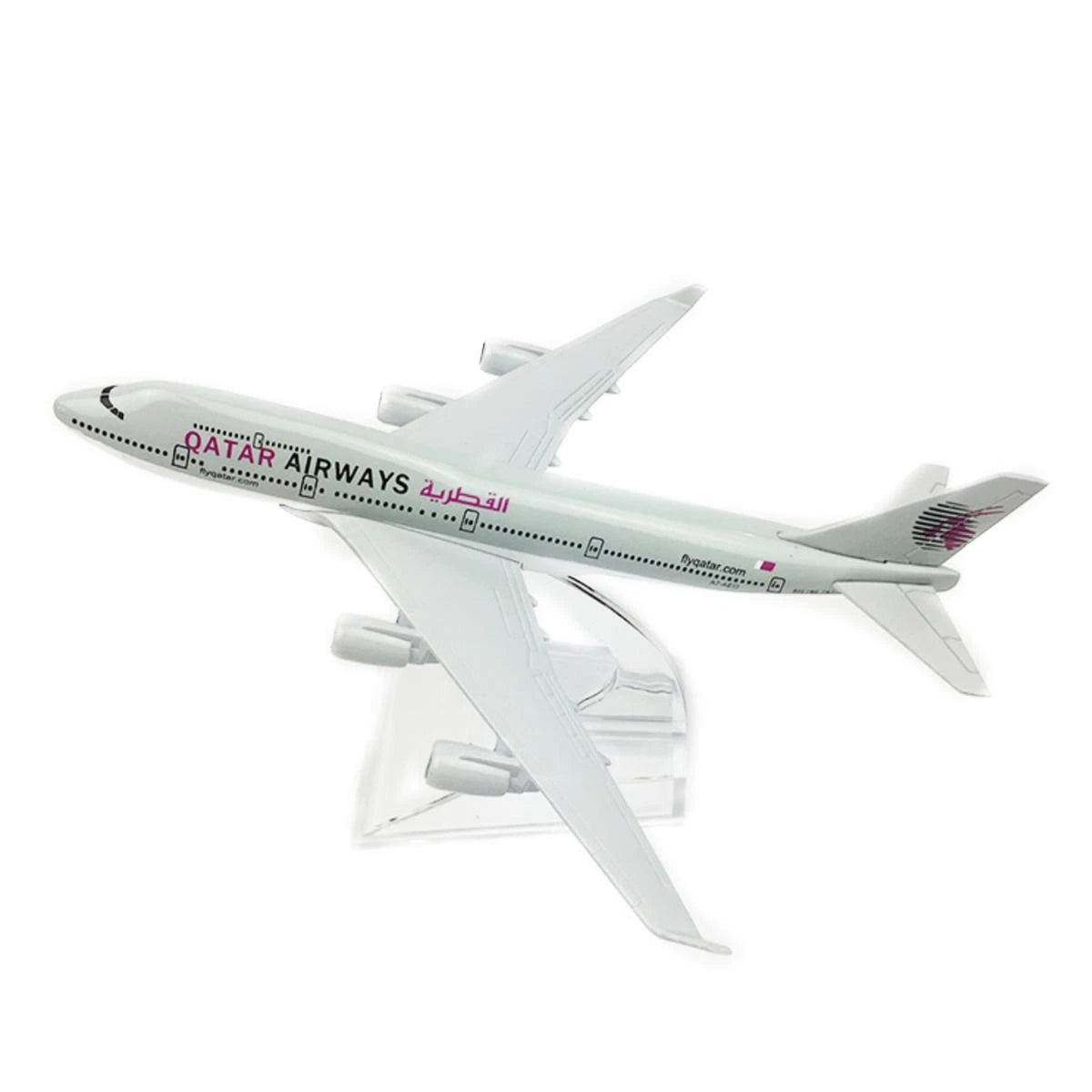 Aircraft Model Tang Dynasty Air Bus A380 Qatar Airways Plane Metal Airplane Model Plane Toy Plane Model 16cm (Code 107)
