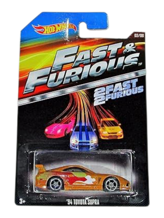 HotWheels Fast & Furious 94 Toyota Supra Imported Mainline 1:64 Scale