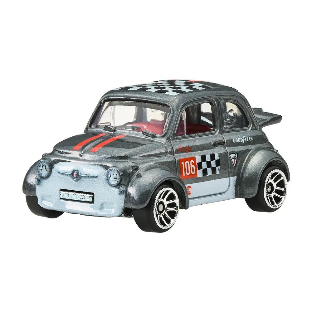 HotWheels Silver Series Summit Surge '60S Flat 500D Modificado Imported Card Art 1:64 Scale