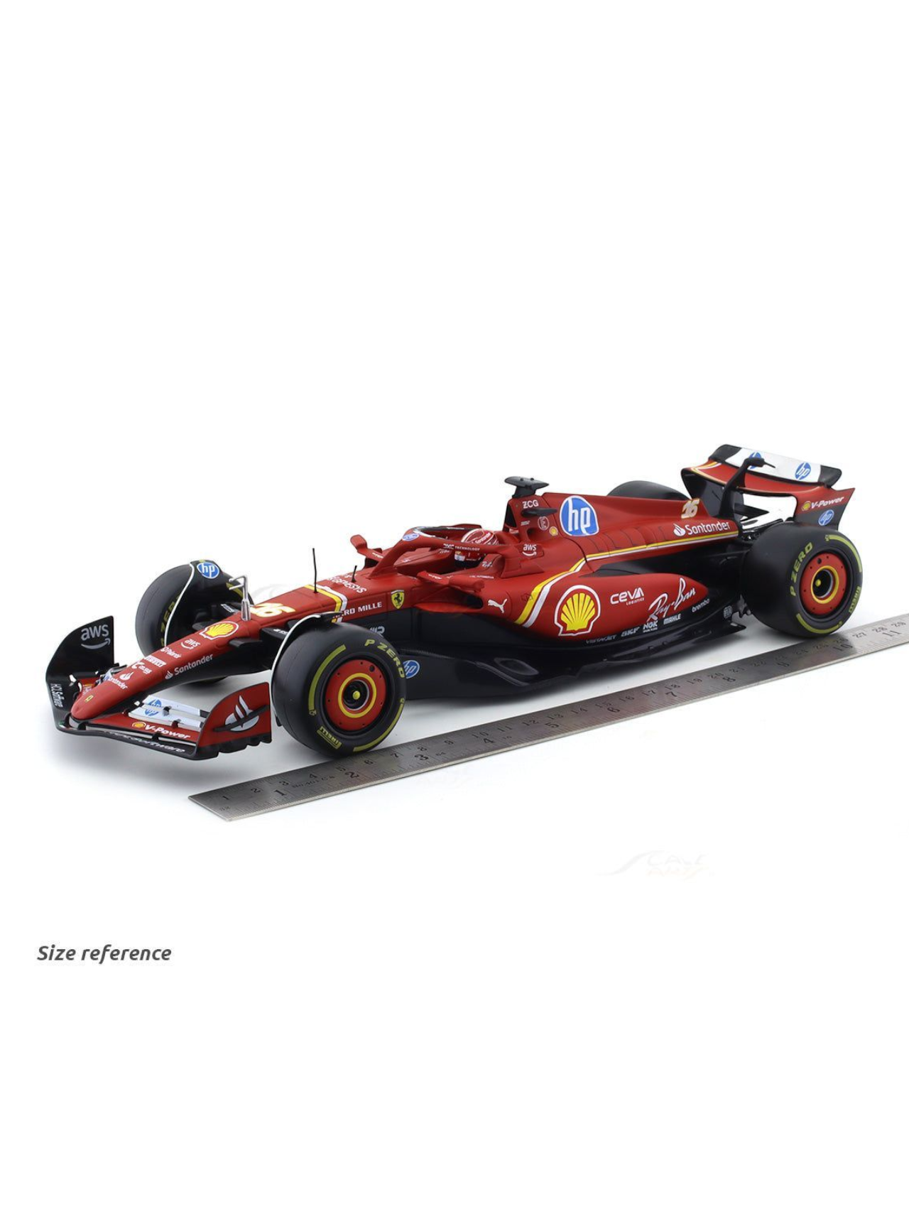 Bburago Formula 1 (F1) Ferrari SF-24 No 16 Charles Leclerc 1:18 Scale Diecast