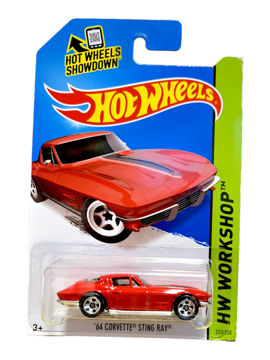 HotWheels 64 Corvette Sting Ray Imported Mainline 1:64 Scale