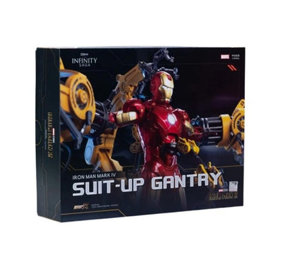 ZD Toys Marvel studios Infinity Saga 'Iron man Mark IV Suit - Up Gantry Action Figure