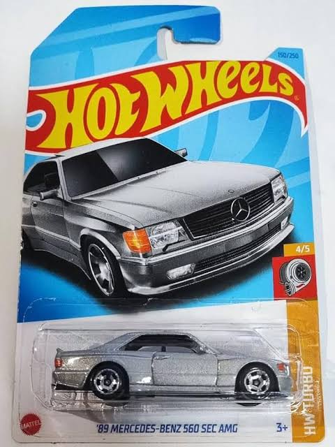 HotWheels 89 Mercedes-BenZ 560 SEC AMG Imported mainline 1:64 Scale HKK85-N7C5