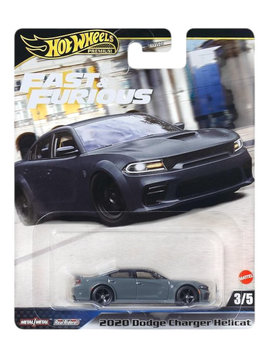 HotWheels Fast and Furious 2020 Dodge Charger Hellcat Imported Premium 1:64 Scale