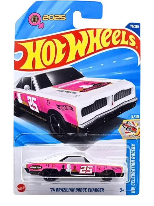 Hotwheels '74 brazilian Dodge charger imported mainline 1:64 Scale