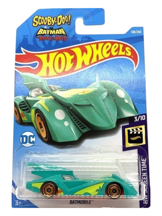 HotWheels Scooby-Doo! and Batman The Brave and The Bold Batmobile Imported Mainline 1:64 Scale (Blister Damaged)